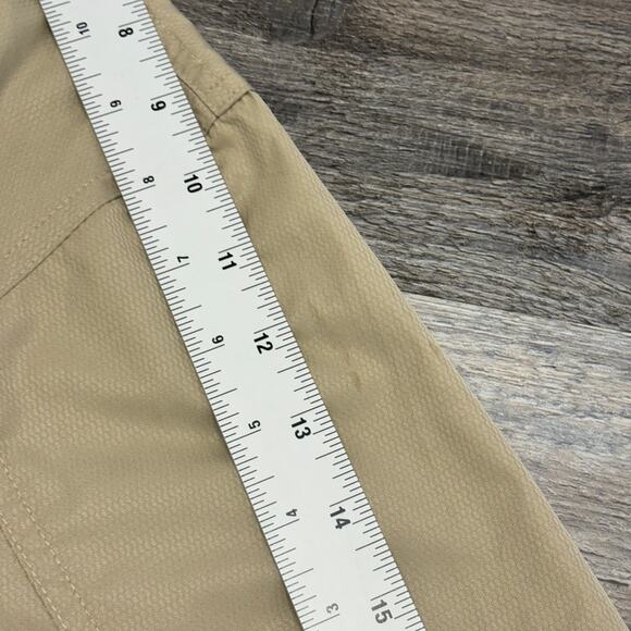 Boeing‎ Airplanes Tan Mens XL Full Zip Mesh Lined Hooded Windbreaker Jacket - Picture 8 of 12